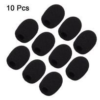 10pcs Telephone Headset Mic Cover Replacement Sponge Foam Microphone Cover Mini 10pcs