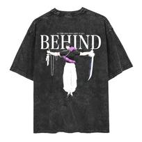 Fushiguro Toji Anime Jujutsu Kaisen Harajuku Vintage Washed T-Shirt Cotton Men Streetwear Oversized Women Short Sleeve S