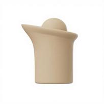Silicone Wine Stopper Reusable Wine Bottle Stopper Seal Bottle Cover for Beer Champagne Home Kitchen Bar beige