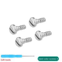 4pcs Watch Case Side Screws for Casio DW-5600 GW-M5610 GW-B5600 DW-5030 GA-2100 Series Bezel Repair Stainless Steel Screw Tools sidabras
