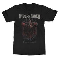 Misery Index Heirs To Thievery Spausdintas medvilninis marškinėlis Mirties Grindcore Metalinė grupė Unisex trumpomis rankovėmis L gray