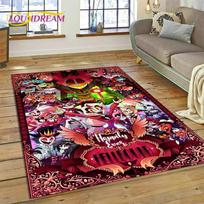 Cartoon H-Helluva Boss Blitzo H-Hazbin Hotel Rug Carpet for Living Room Bedroom Home Decor,Floor Mat Non-slip for Sofa Doormat 40x60cm( 15x23in )