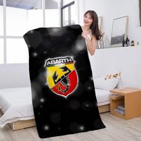 A-AbarthS-S LOGO Microfiber Beach Towel Absorbent Quick Dry Soft Yoga Swimming Resort Mountain Climbing Towel W40*H60(CM)