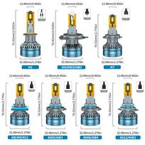H7 LED Car Headlight Bulb Headlamp 110W 7400LM H4 H1 H8 H11 9005 HB3 9006 HB4 Auto Fog Light 9-12V H1