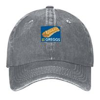 New GREGGS logo with Sausage Roll Baseball Cap Beach Bag Military Tactical Cap fishing caps Unisex luxury Women cap Golf Women Unisex