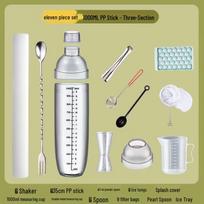 ZISIZ Professional Food Grade 4-Section Hand Shaker