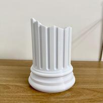 Stone Pillar Makeup Brush Storage Roman Column Pen Container Desk Organizer  Student Use balta