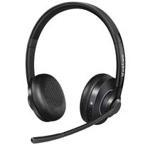 Bluetooth Wireless Headset with aptX HD Dual Microphone CVC Noise Class 1 Simultaneous Connection to 2 Compatible with Siri Mute Fast Reliable Service juoda