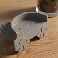 Silicone Coffee Pressing Mat NonSlip Corner Tamper Countertop Protection Espresso Specialist pilka spalva