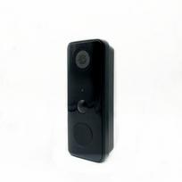 FY832 Tuya Smart WiFi Video Doorbell Auto Focus Infrared Night Vision Phone Intercom PC Material 2MP HD Camera Google Home Home (Black,GS-SDB-1 (WIFI VERSION)) juoda