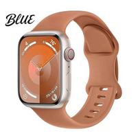 Universal Style Watch Band Silicone Waterproof Sweat-Proof Replacement Soft Solid S ruda