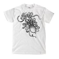 Kraken Spiced Rum Octopus White T-Shirt Ships Fast High Quality L