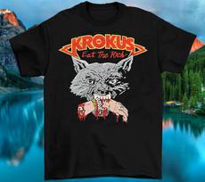New KROKUS Band Eat The Rich Cotton Black Full Size Unisex Tee Shirt C198 XXXL