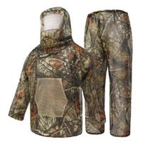 Kaukėtas kostiumas nuo uodų, apsaugantis nuo vabzdžių, uodų striukė ir kelnės Size#M/L-A gray