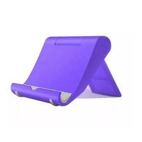 1PC Adjustable Desk Cell Phone and Tablet Stand for iPhone and iPad, Portable Mobile Phone Holder Stand Smartphone Support CLE violetinė