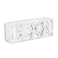 Multi Functional Makeup Brush Storage Tube Simple Pen Holder Water Ripple Storage Box  Bedroom balta