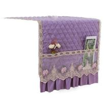 Fashionable Washing Machine Covers polyester cotton Microwave Oven Dust Protector  kitchen violetinė
