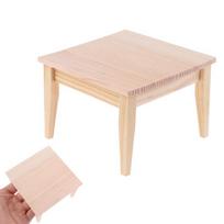 Imitacinis mini valgomojo stalo baldų žaislai lėlių namų dekoravimui 1/12 Lėlių namelio miniatiūriniai priedai 1PCS beige