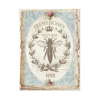 Bičių vintažinis plakatas ir spaudinys „French Chic“ sienų menas, drobė, paveikslas, retro dekoras, paveikslai, svetainės dekoras, be rėmelio 21*30cm