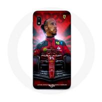 Coque Samsung Galaxy A10 Lewis Hamilton Ferrari officiel