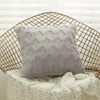 Plush Sofa Pillow Bedside Pillow Cover Ins Removable and Washable Diy Cushion Cover 45 * 45cm (pillowcase)