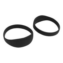 2PCS Patella Knee Support Strap Silicone Patella Tendon Stabilizer Band Elastic Brace with Portable Bag for Basketball Black juoda