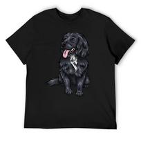 Happy Black Cocker Spaniel Cute dog Art T-Shirt sports fans luxury t-shirt fashion shirts oversized men t shirts S juoda