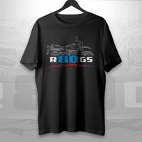 For BMW R80GS 1987-1994 fans - Motorcycle T shirt/Long Sleeve S