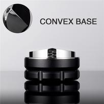 57MM 57.5MM Coffee Distributor Tamper Stainless Steel For Lelit 57MM Convex Flat Base Espresso Coffee Accessories Barista Tools 57mm black