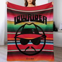 ORIGINALūs MEXICIVIPTSHIRTS LOWRIDER SERAPE Mesti pledas Lauko minkštas pledas iškylai, paplūdimiui, stovyklavimui 102x76cm(40x30in) red