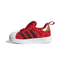 Adidas Originals SUPERSTAR 360 Breathable Low top Skateboard Shoes Red White Infant And Toddler FV3434 21