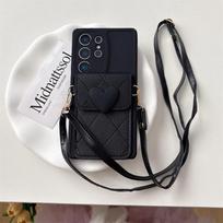 Crossbody Cute Wallet Card Holder Phone Case for Samsung S25 Ultra S24 S21 FE S23 S22 Plus A54 A55 A35 A25 A15 A06 A16 A56 A36 Galaxy S25