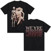 Lady Gaga The Mayhem Ball Tour 2026 Summer T Shirts Little Monsters Gothic Punk Fashion T Shirt Men Women Cotton Oversized Tees S įvairiaspalvis