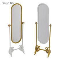 Miniature Mirror Lightweight Eye-catching Plastic Home Furnishings Dollhouse Mirror for Micro Landscape