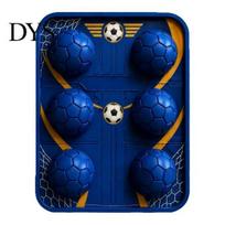 Soccer Ice Cube Tray 3D Mold, 6 Cavity Large Slow-Melting Mold Tray, Novelty Reusable Ball for Whiskey Bourbon Cocktails Leak-proof mėlyna