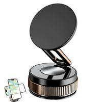 2026 upgraded car phone holder, compatible with Magsafe magnetic car mounts, 360° adjustable vacuum suction car phone holder (1 pack, black) Pack of 1