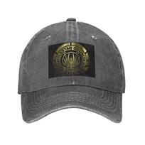 Battlestar Galactica Crest (Metal) Baseball Caps Snapback Denim Fabric Hats Adjustable Casquette Sports Baseball Cowboy Hat One Size