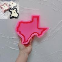 Map Dish Candle Holder Silicone Mold Charcuterie Board Resin Mould Concrete Coaster Tray Soy Wax Candle Mold 18.2CM/16.9CM/17.2CM/18CM