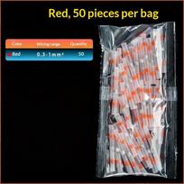 50/70/100 vnt. Elektrinė varinė juosta Litavimo mova Vandeniui atsparus litavimo sandariklis Alavo žiedas Susitraukianti jungtis Vielos jungtis Gnybtas 50pcs red