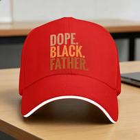 Summer Casual Baseball Cap Fathers Day Dope Black Father African American Pride Outdoor Fashion Baseball Caps One Size
