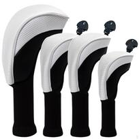 4 Pieces Golf Wood Cover Guarding LongRange Headcover Driver for Golfers