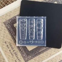 Fruit Candy Nail Art Silicone Mold Non-Stick Fashion Belt Pattern DIY Nail Art Craft Tool for Nail Salon Artists A2