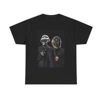 Daft Punk Graphic T Shirt EDM Poster Vintage Unisex Heavy Cotton Tee M