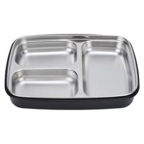 304 Stainless Steel Leakproof Lunch Box 1.2L Food Storage Container Bento Lunch Box  For Picnics juoda
