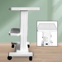 110V White Salon Trolley Beauty Salon Trolley Cart, Beauty Salon Rolling Cart Stand Roller Trolley with Sockets For Beauty Salon balta
