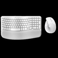 Logitech Wave Keys + Lift Ergonomic Keyboard & Mouse Combo