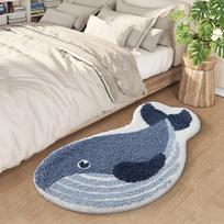 Animacinis Imituoto Kašmyro Kilimas Miegamojo Lovos Minkštas Pėdos Kilimėlis Pagalvėlė Vonios Kambario Neslystantis Sugeriantis Pėdos Pagalvėlė Namų Dekoras 40x60cm 16x24inch