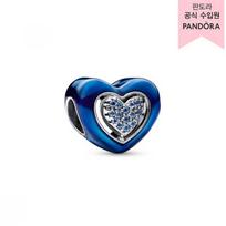 Pandora Blue Spinner Heart Charm 792750c01 Single option