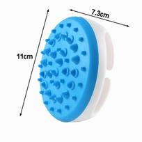 Body Massage Brush Health And Slimming Brush Silicone Essential Oil Massage Brush one size mėlyna