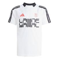Adidas Kids Sportswear Lamine Yamal Training Football Crew Neck Striped Short Sleeve Kids tops KD6433 152